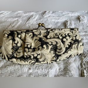 Brocaded Evening Purse with Chain